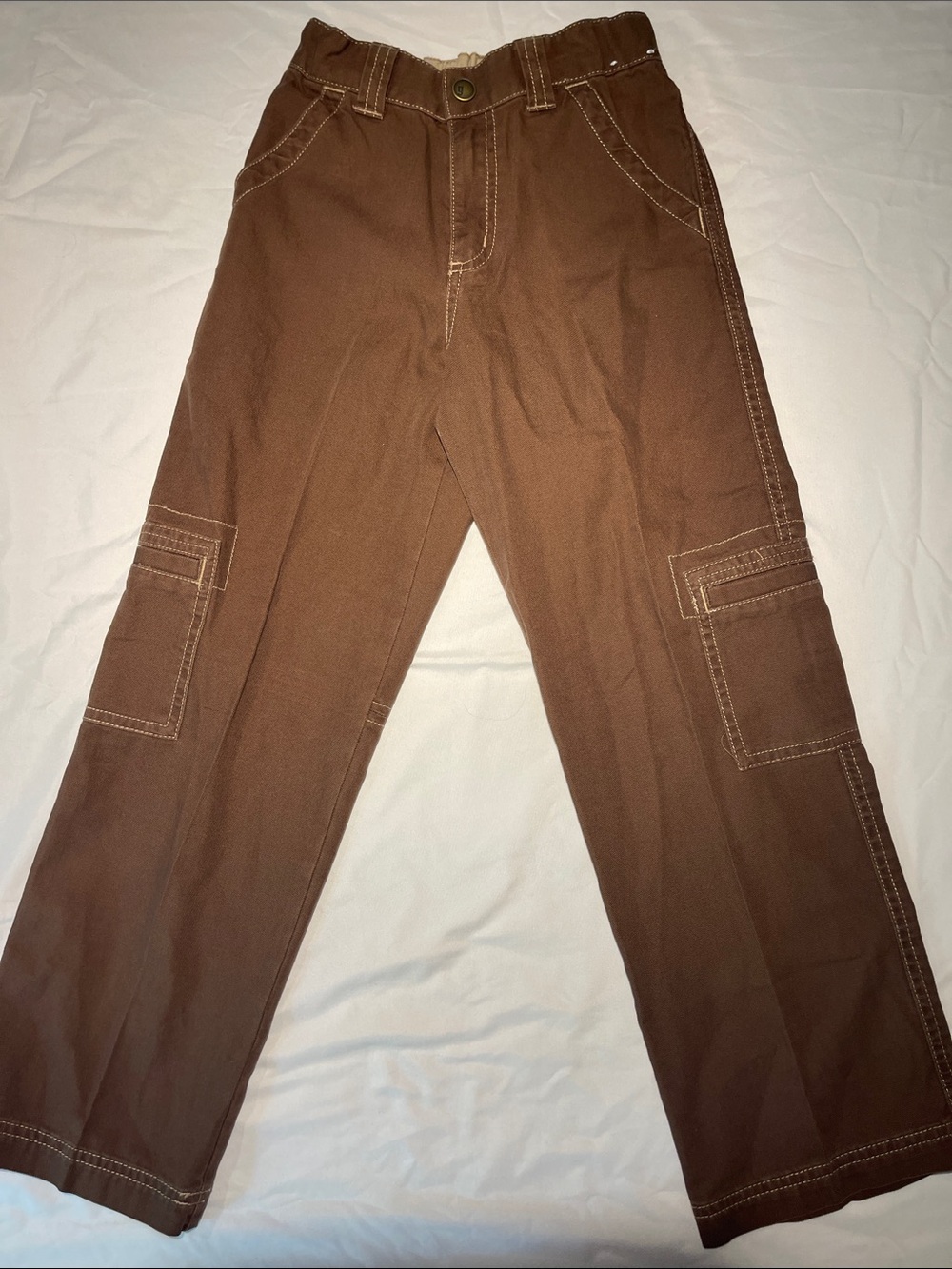 Gymboree Brown Boys' Cargo Pants     8 slim